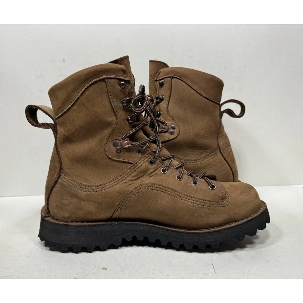 Danner Hawk Nubuck Leather Men's 11 D Hiking Brown Boots 200G GTX 45700 Bob Sole
